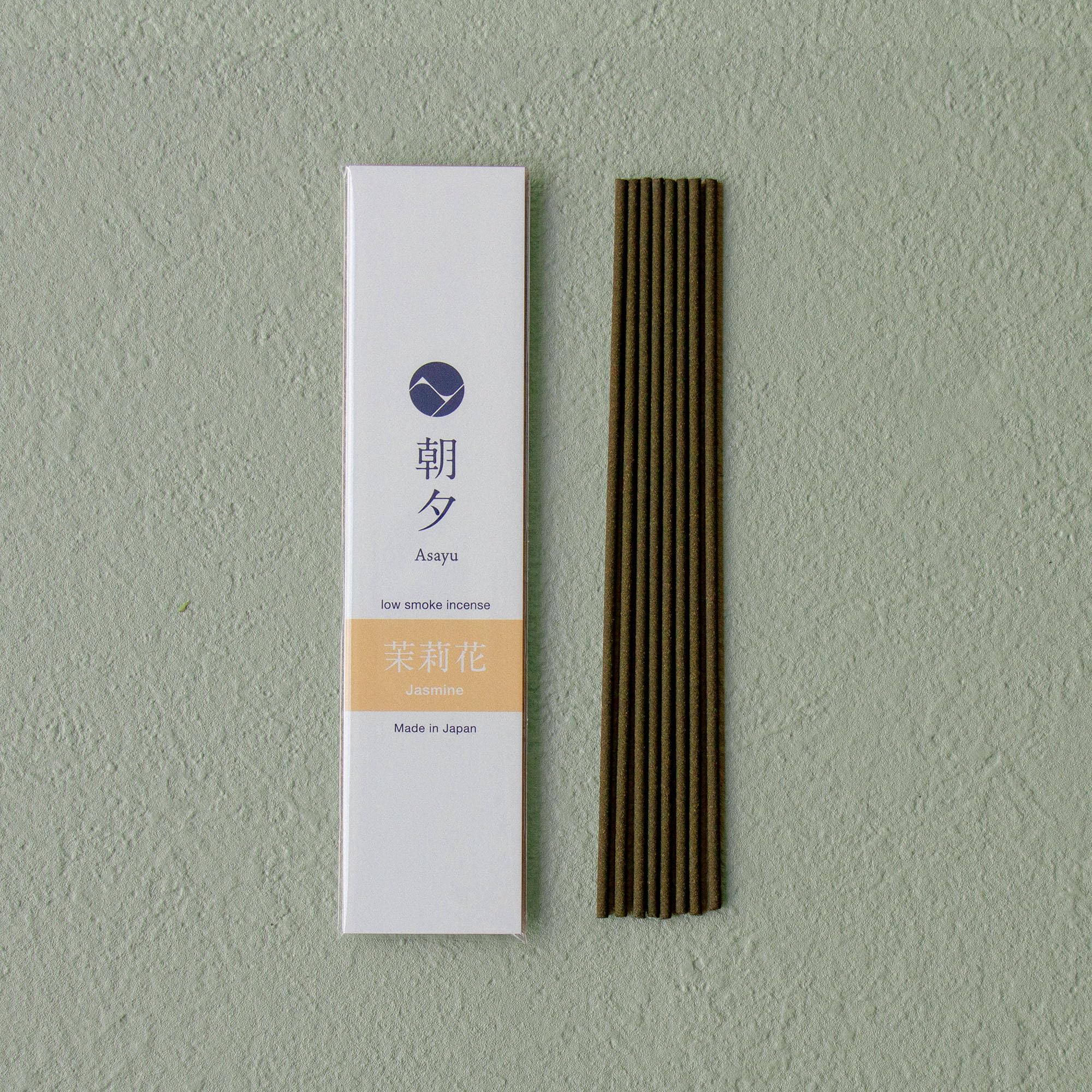Asayu Japan Räucherstäbchen Geschenkset - 1 Räucherstäbchenhalter, 20g Räucherstäbchen, 5 Verschiedene Düfte, 100% Made in Japan - Für Yoga, Zen Meditation & Entspannung (Blumige Düfte)