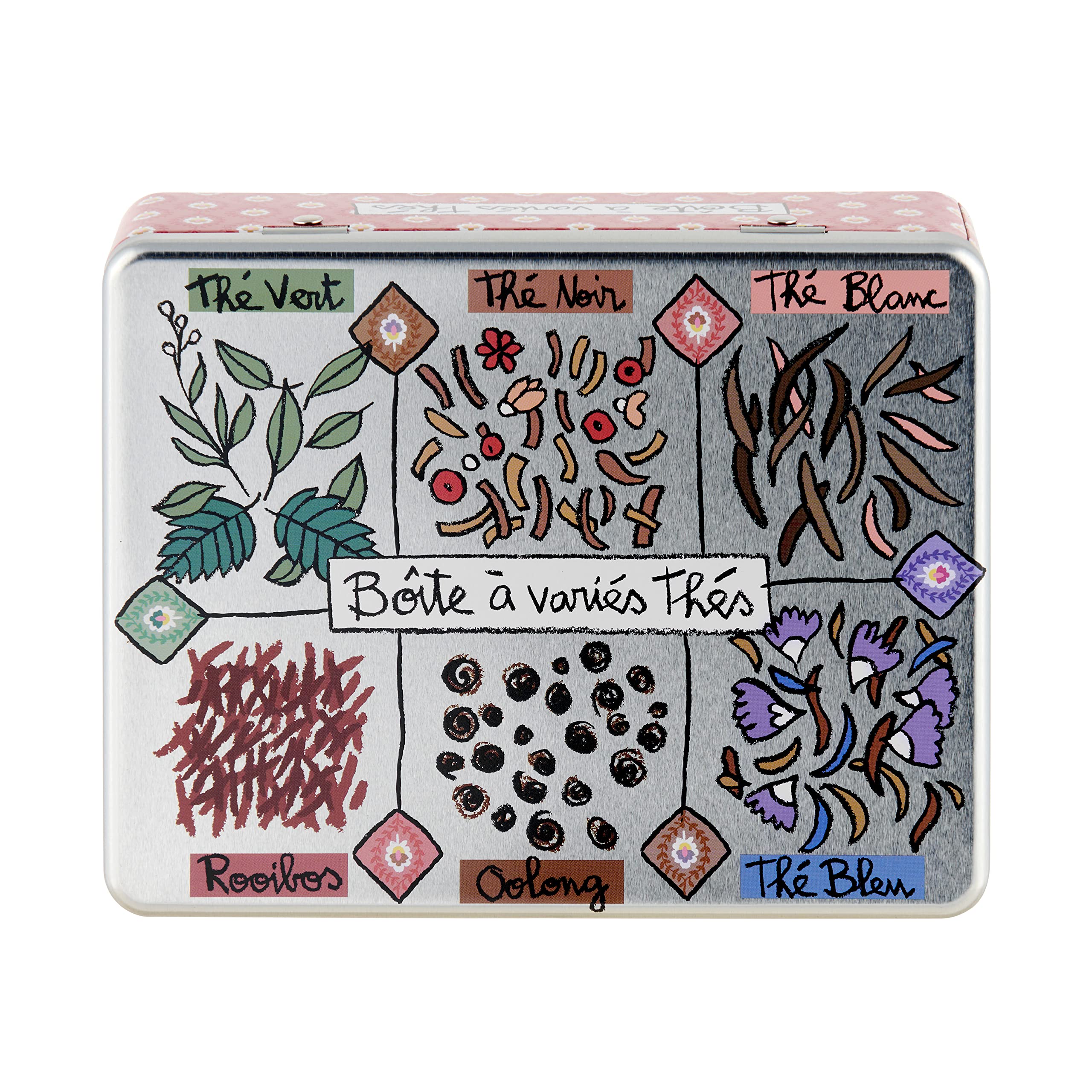 DLP Varies Tea Box, Multicolored, 21 x 16 x 7 cm