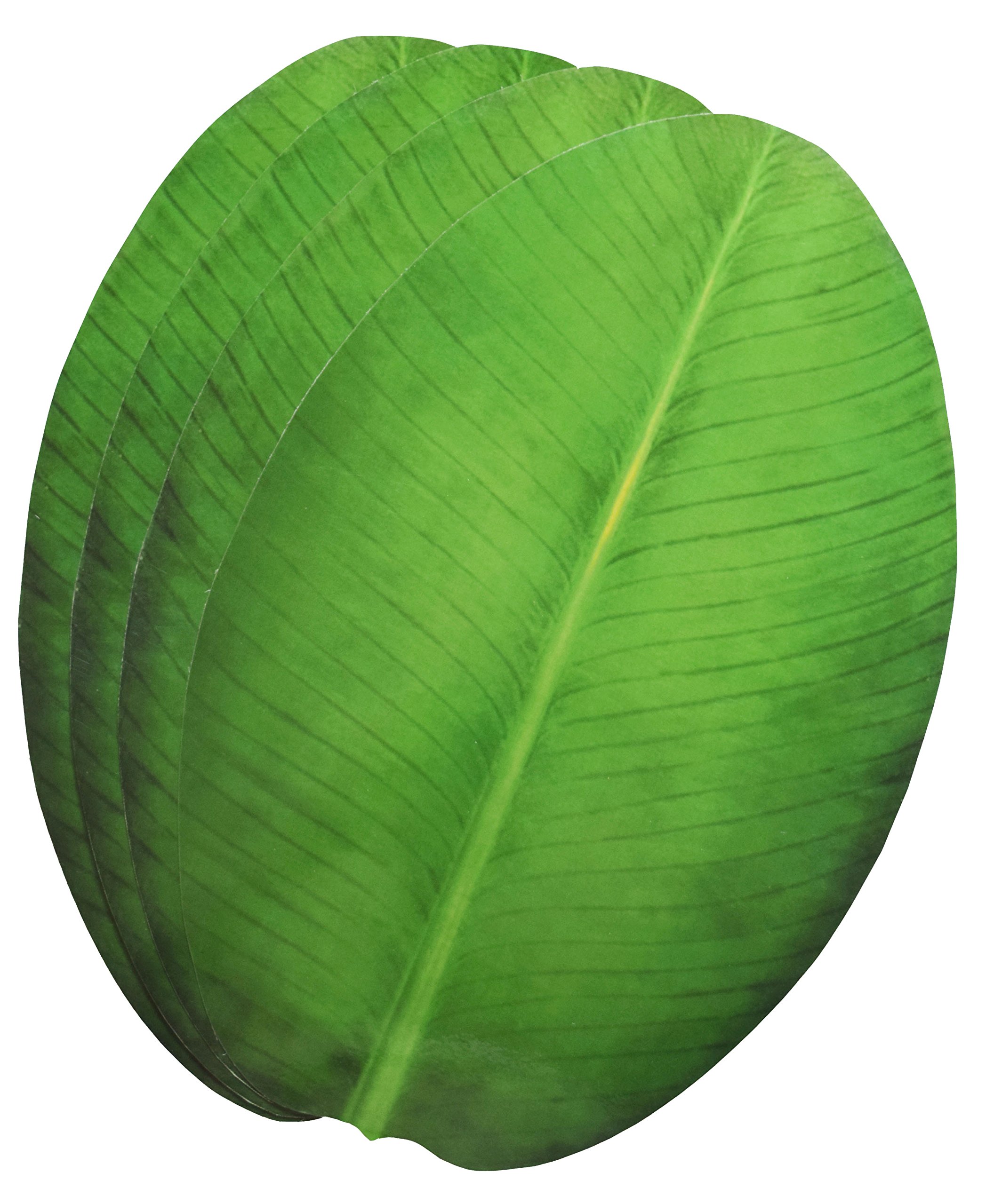 Exquisite Laminated Paper Sheets Banana Leaf Shape Table Placement/Dinning Mat Set of 4 Pcs/Diwali/Christmas