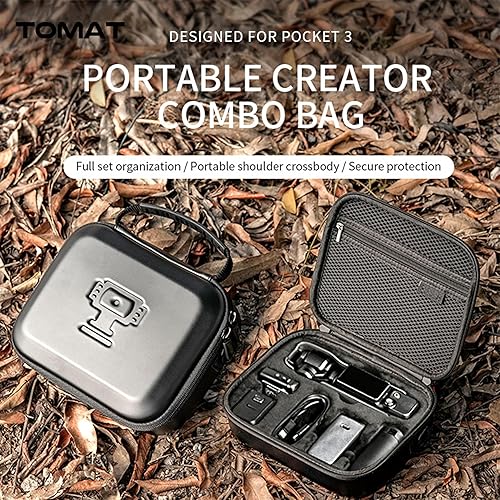 Miniatura 2 de Tomat Estuche de transporte de bolsillo 3, bolsa de almacenamiento impermeable de viaje portátil con correas para el hombro, funda para DJI Osmo