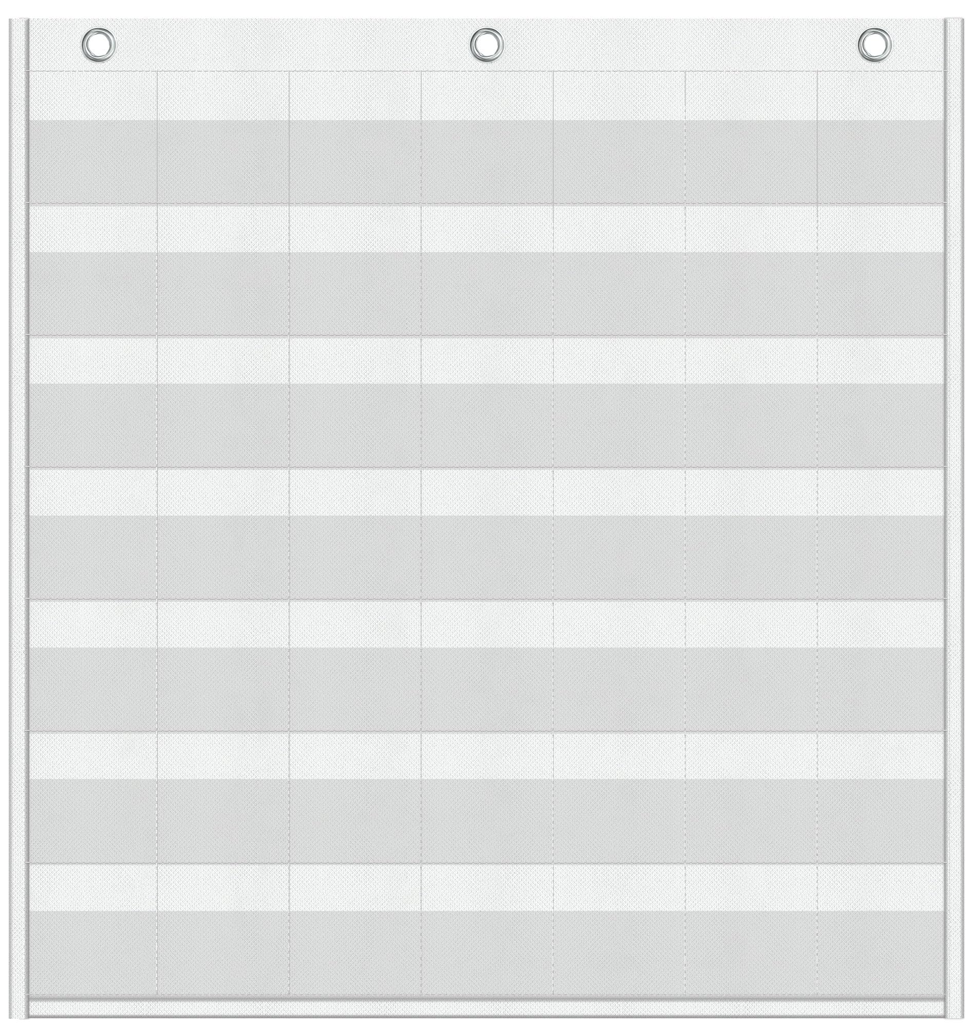 Photo 1 of Yoink Classroom Calendar Pocket Chart - 45 Pockets, White