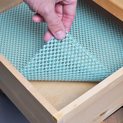 Miniatura 3 de Con-Tact Brand Grip Premium - Forro grueso no adhesivo para estantes y cajones, 20 pulgadas x 4 pies, color azul oscuro