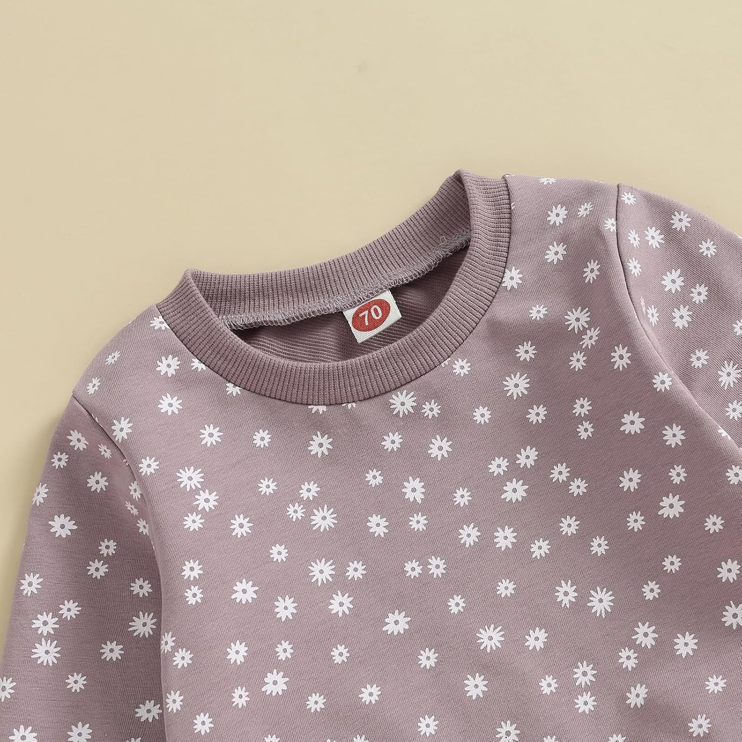 Hnyenmcko Newborn Baby Girl Clothes Waffle Long Sleeve Floral Sweatshirt Shirt Top + Pants Infant Fall Winter Outfits Set - Image 3