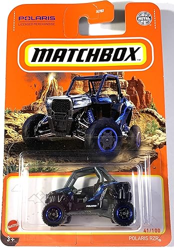 Matchbox 2021, Polaris RZR Azul, 41100