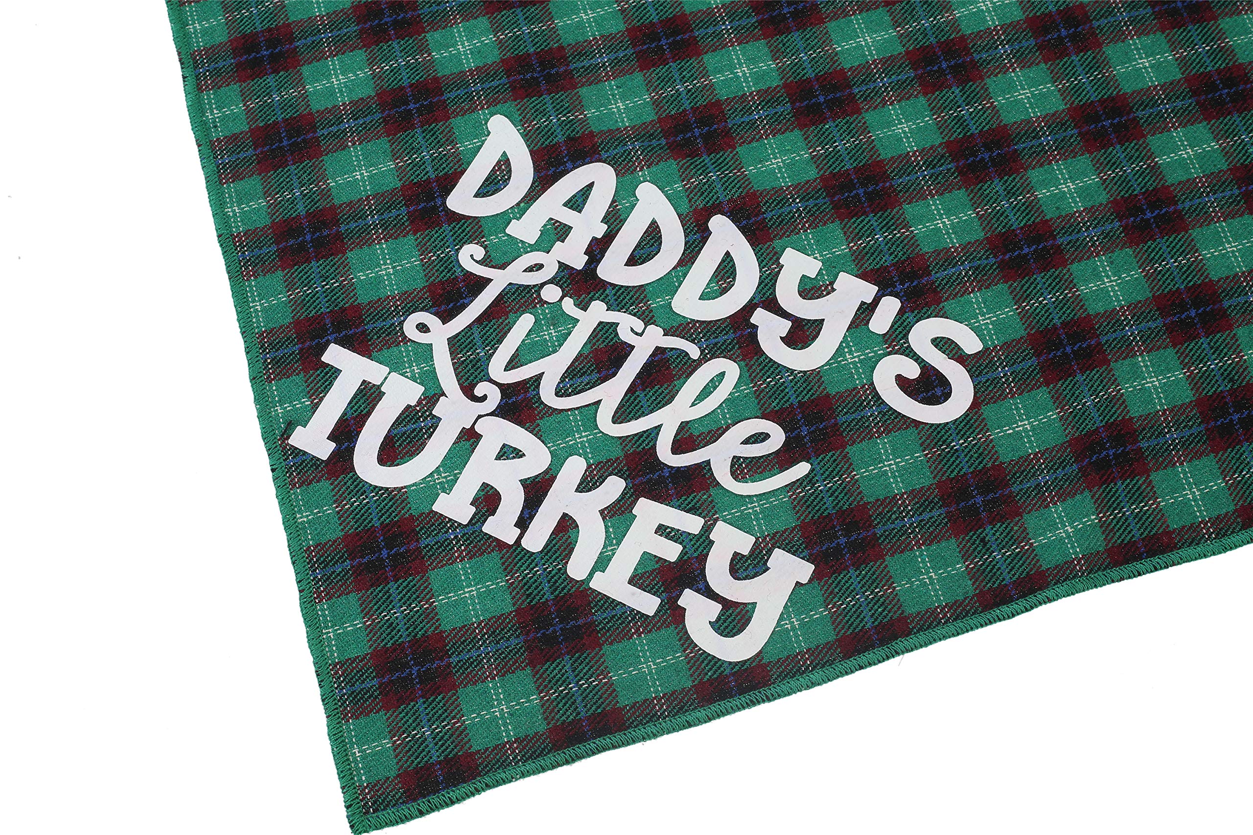 JPB Thanksgiving Dog Plaid Bandana Pack of 2