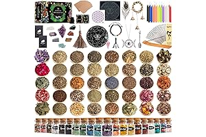 145-Piece Witchcraft Supplies Kit: The Ultimate Wiccan Toolkit for Beginners