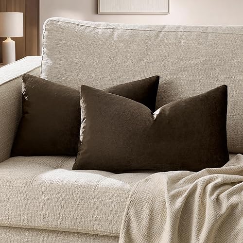 Miniatura 59 de GIGIZAZA Fundas de Almohadas Decorativas de Terciopelo Dorado, Fundas de Almohadas de 18x18 para Sofá, Sillón y Cama, Paquete de 2 Fundas de Cojines