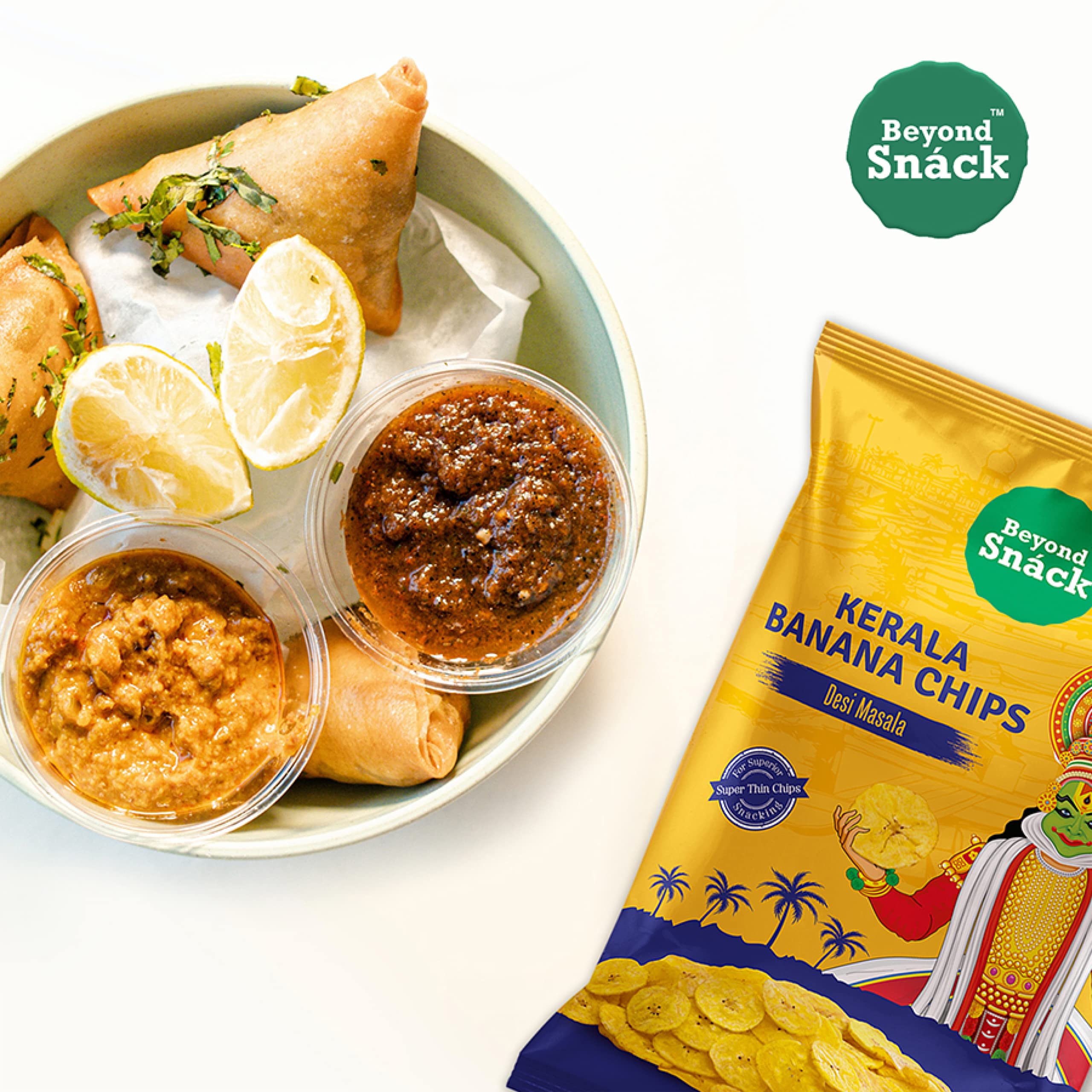 Beyond Snáck Kerala Banana Chips - Desi Masala 30 Gms 4