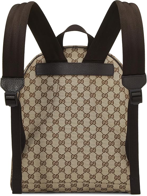 Pre-Loved Original GG Canvas Backpack, Brown