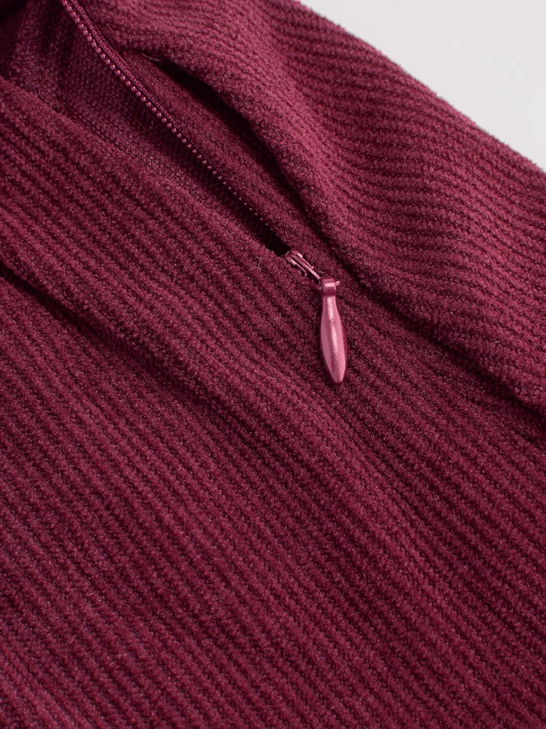 CIDER Women's Corduroy Tiered Skirt Button Front A Line Midi Skirt