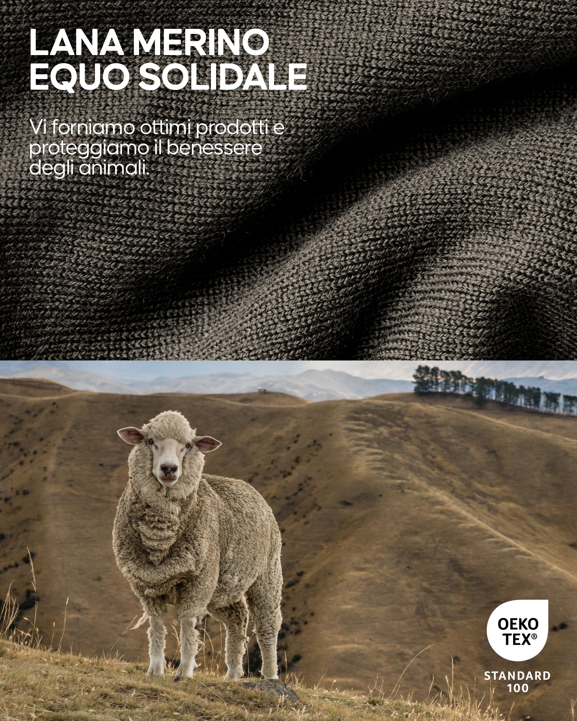 DANISH ENDURANCE Cappello Lana Merino, Berretto per Uomo e Donna, Beanie Sportivo