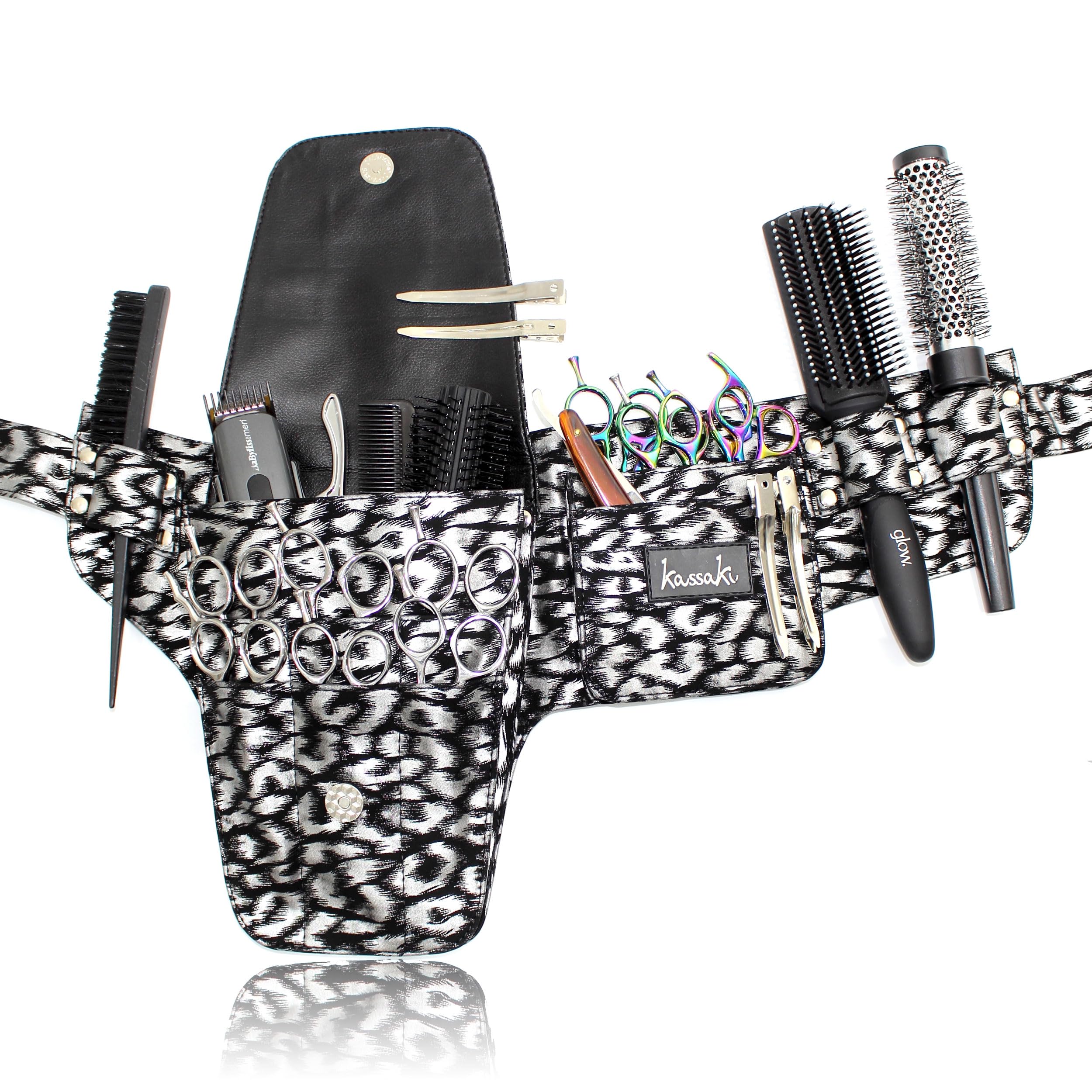hairdressing toolbelt pouch (Silver Leopard) - Image 4