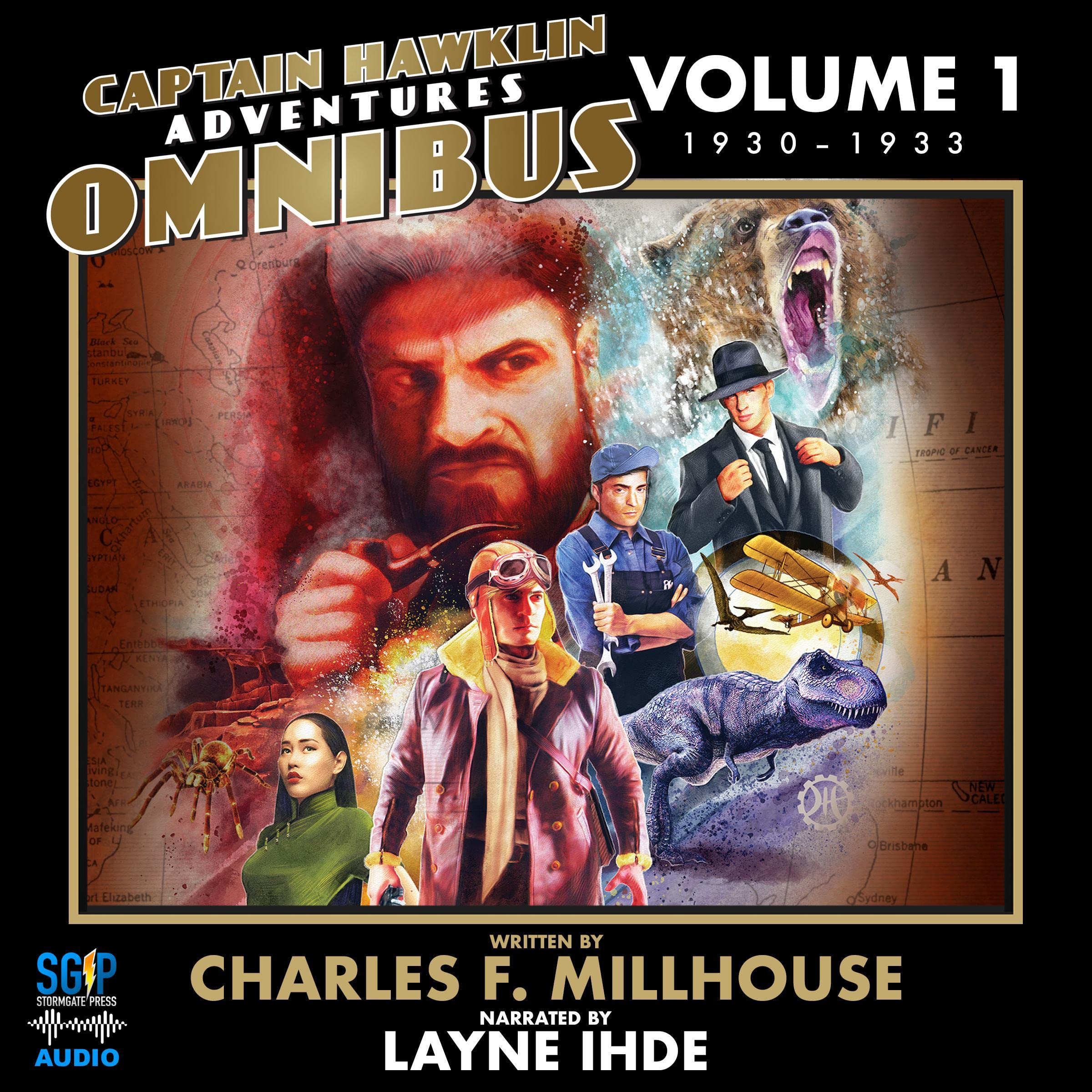 Cover art for Captain Hawklin Adventures Omnibus: Volume 1