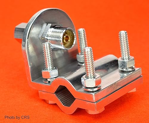 Miniatura 2 de Workman Soporte de antena de radio CB de doble ranura con perno SO239 BRV1