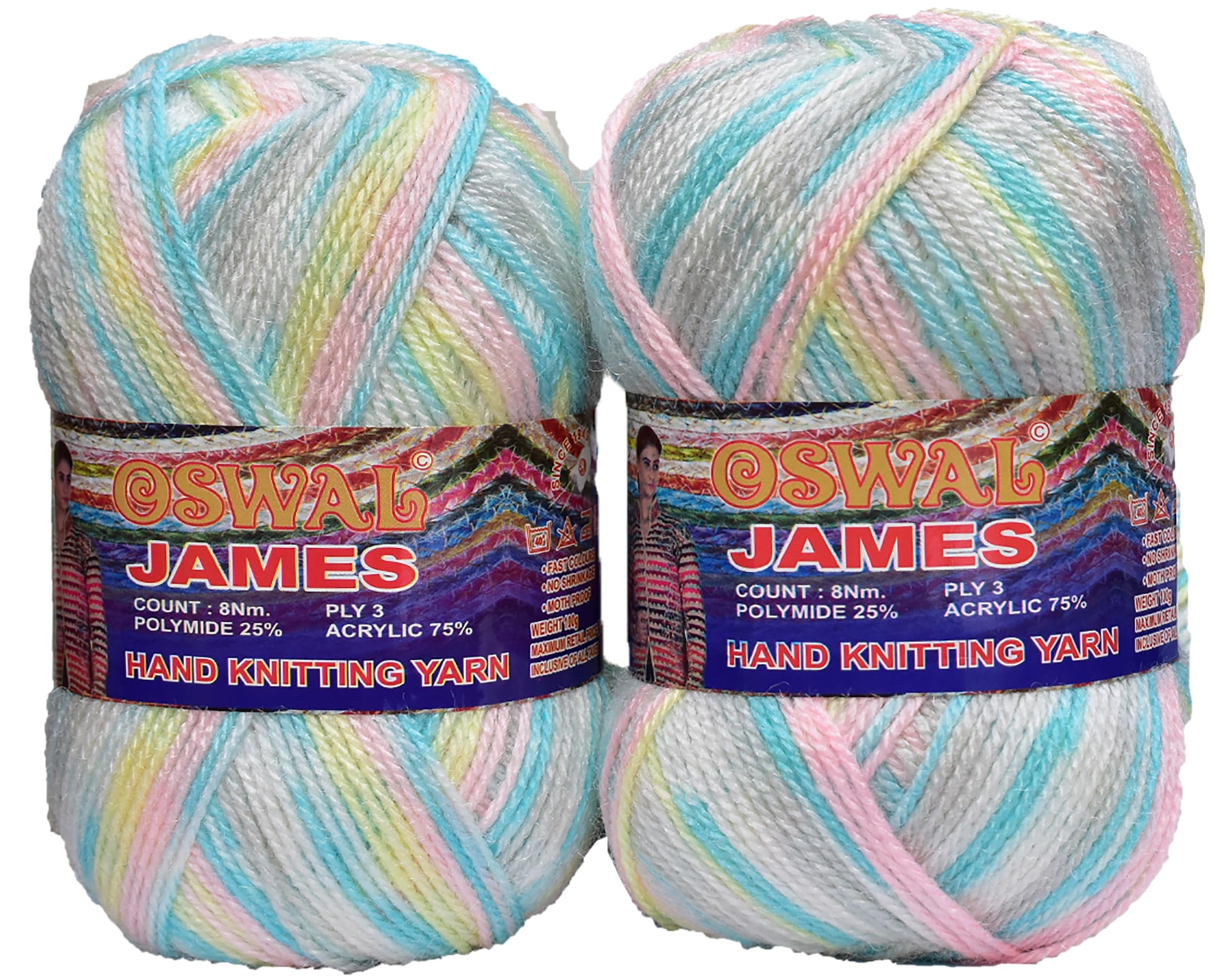 M.G ENTERPRISE Os wal James Knitting Yarn Wool, Blue Sky Ball 400 gm Best Used with Knitting Needles, Crochet Needles Wool Yarn for Knitting. by M.G ENTERPRISE Os wal C