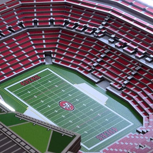 Miniatura 9 de YouTheFan NFL StadiumViews - Mesa auxiliar iluminada de 25 capas
