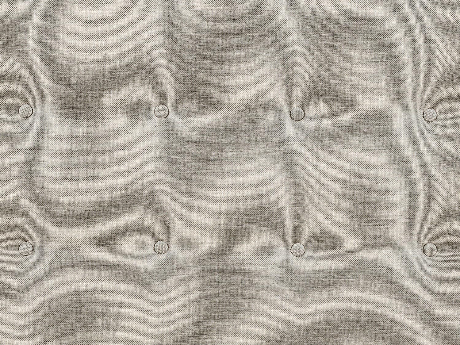 Vente-unique - Tête de lit capitonnée - 160 cm - Tissu - Beige - Francesco