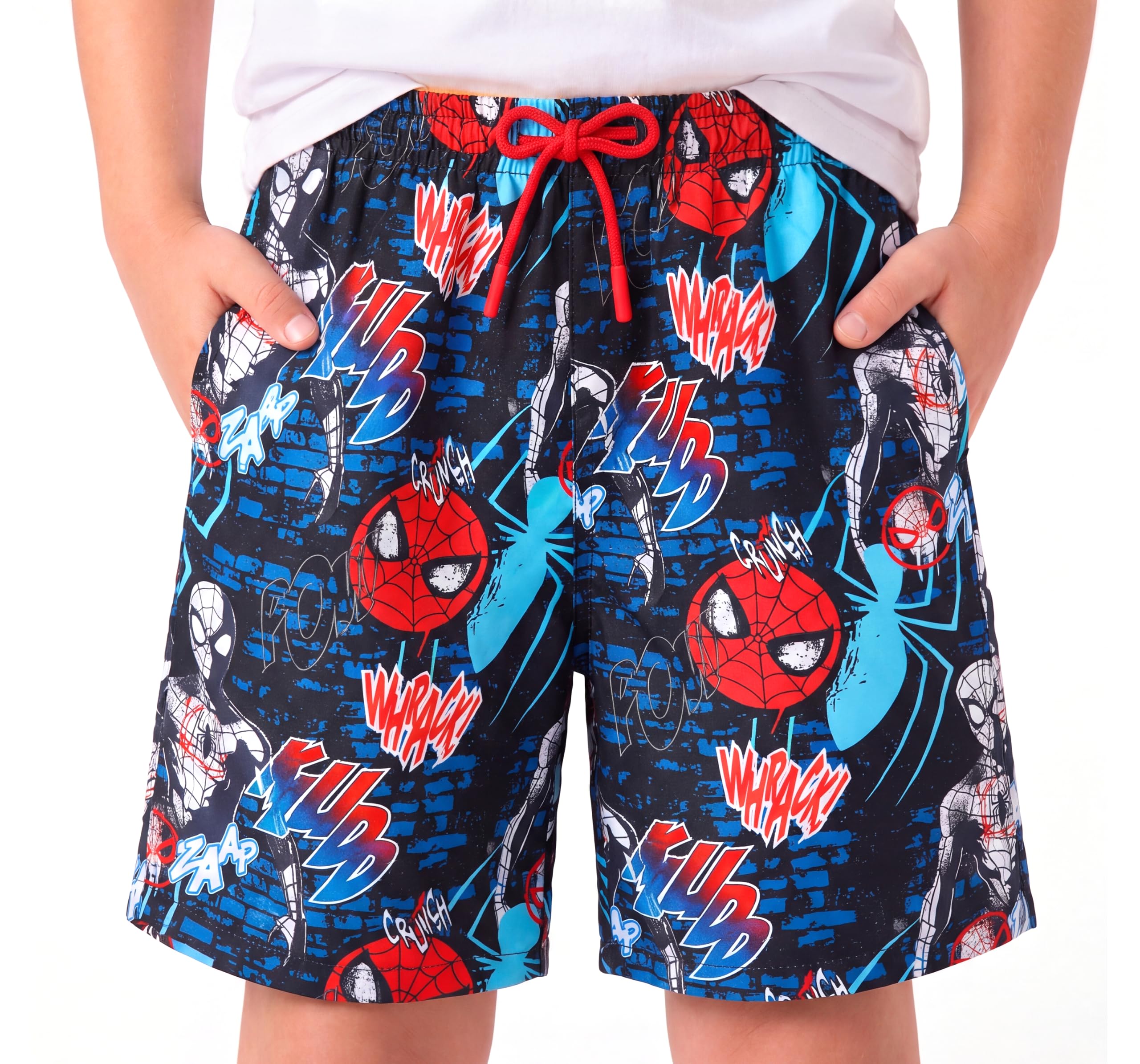 Disney Spiderman Cars Toy Story Boy Swim Trunks UPF 50+Swim Shorts Kid2-13Y