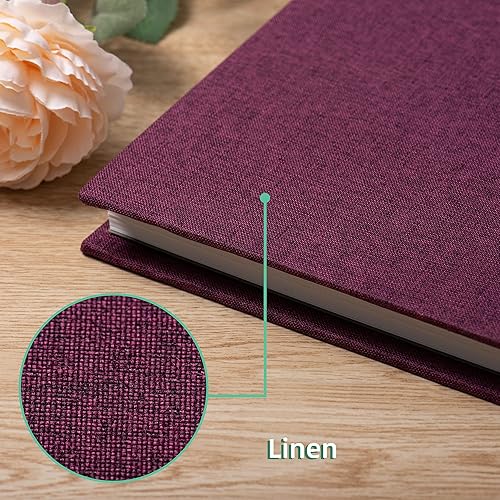 Miniatura 4 de Álbum de fotos grande y autoadhesivo, álbum de recortes para fotos de 4 x 6, 5 x 7 y 8 x 10, álbum de 40 páginas de bricolage con cubierta magnética