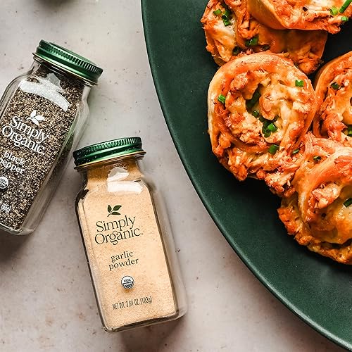 Vista 28 de Simply Organic Spice Right Mezclas de condimentos diarios, ajo y hierbas, certificado orgánico 2 onzas