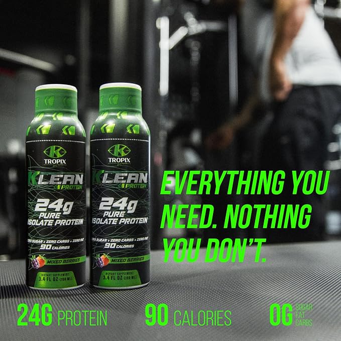 KTROPIX Klean Protein Shot 24g Whey Protein Isolate Pack 12 miniatura 3