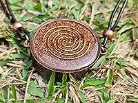 Vista 6 de Colgante de orgón con malaquita