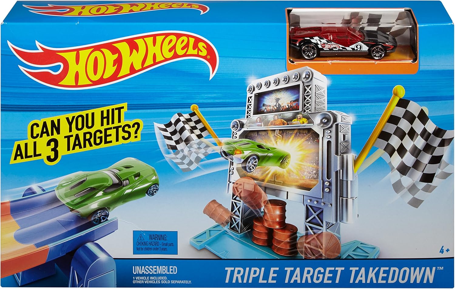 Hot Wheels Triple Target Takedown Track Set