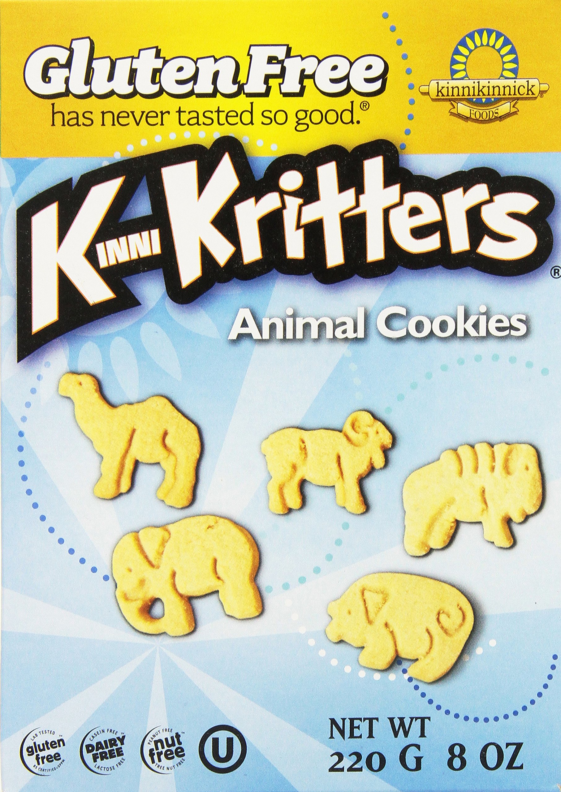 KINNIKINNICK, COOKIES,ANIMAL,KNNKRT,GF 8 OZ