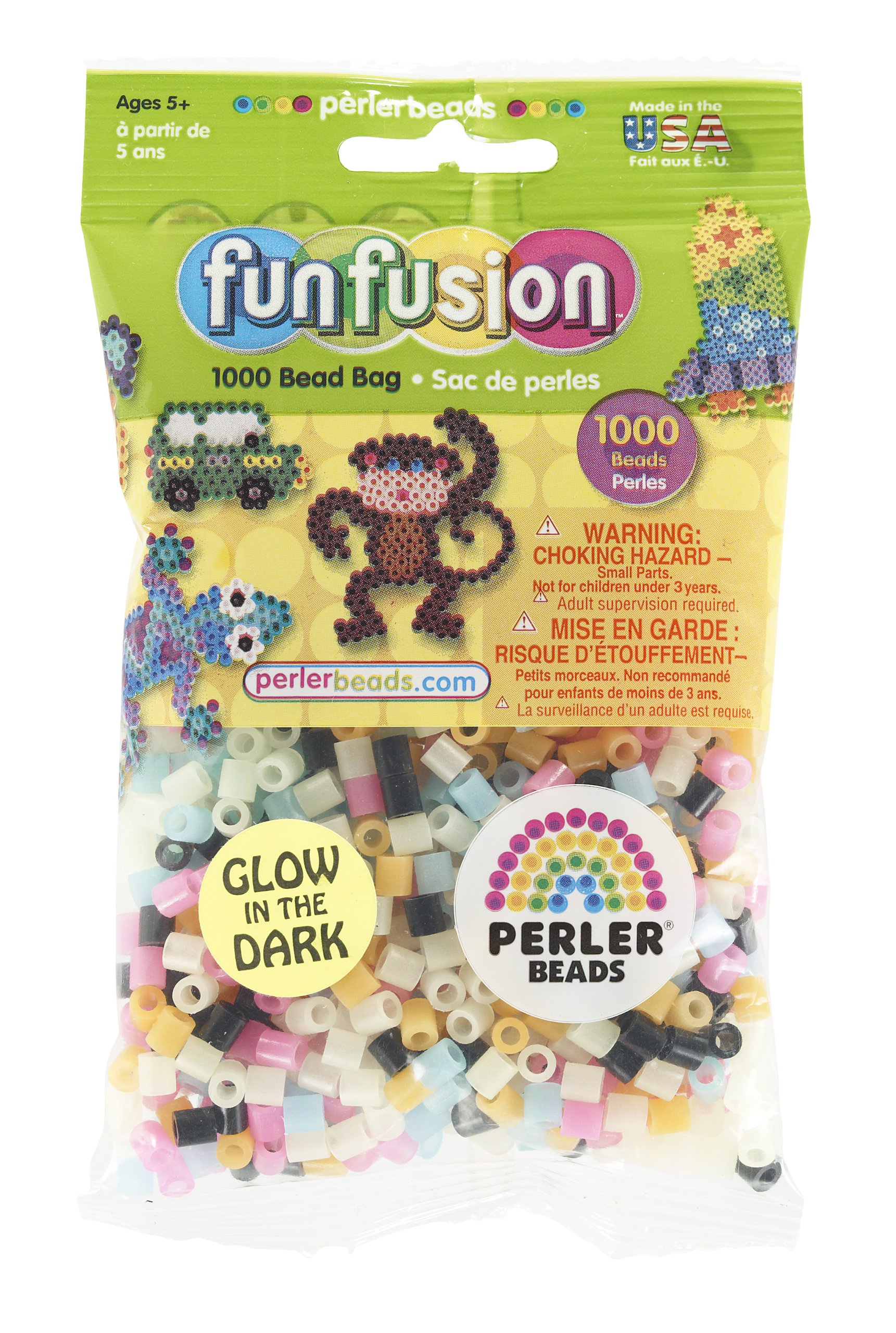 Perler Beads Glow in the Dark Bead Mix (1000 Count)