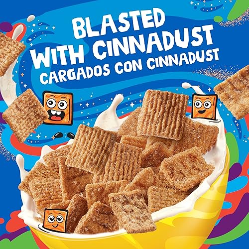 Miniatura 3 de Cinnagraham Toast Crunch Cereal para desayuno, grano entero, 12 onzas