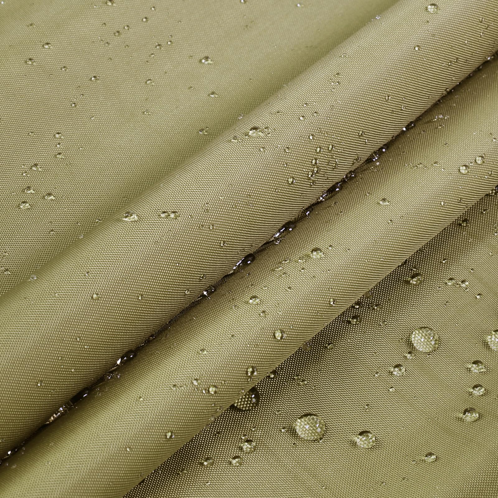 GoldWheel 1Yard (60"×36") Marine Waterproof Fabric - Outdoor UV-Resistant Lightweight Durable Ripstop Material, UPF50+ Sun-Protection Blackout for