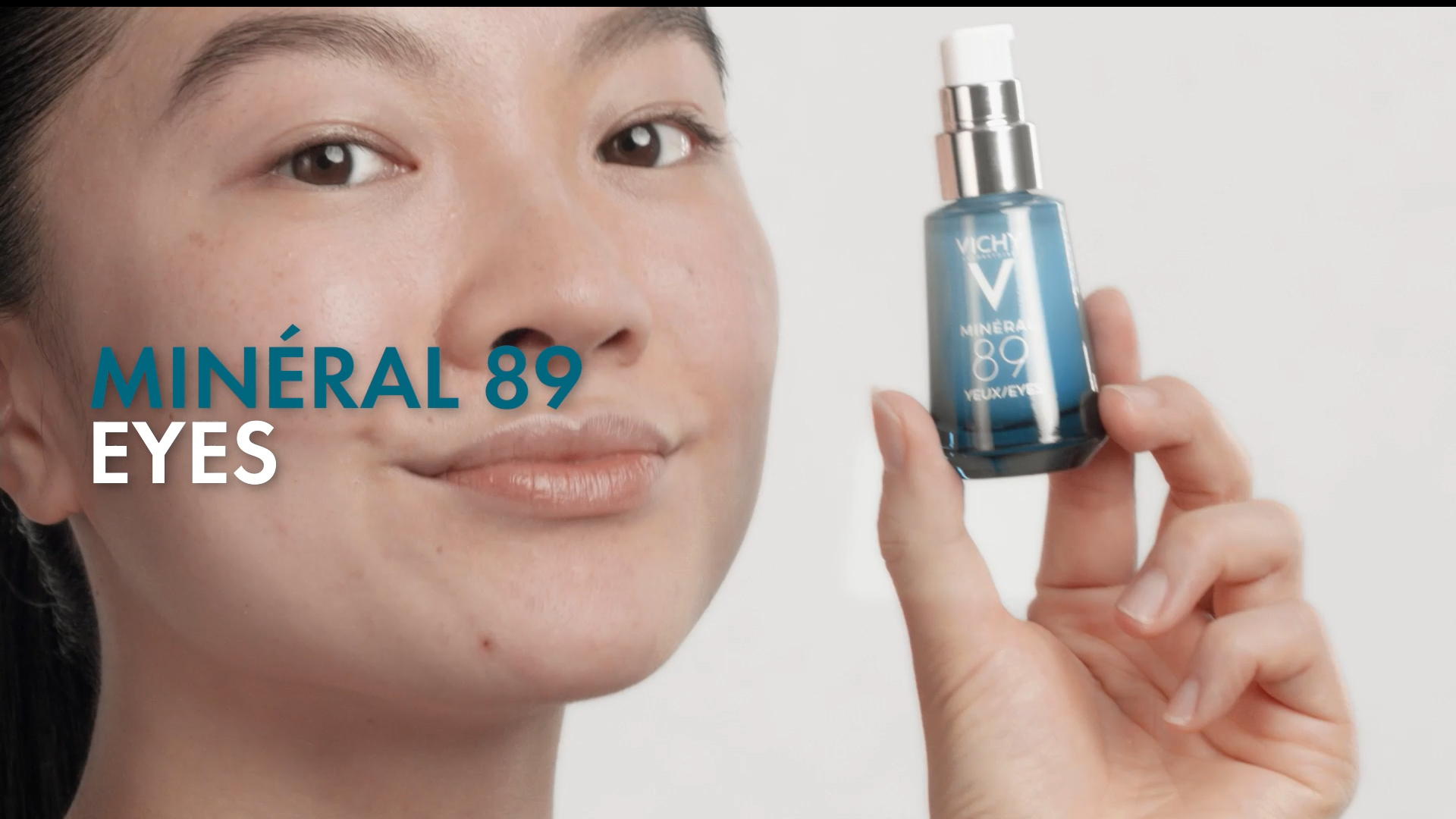 Vichy Mineral 89 Eye Serum, Hyaluronic Acid and Caffeine Cream, Under Eye Cream For Dark Circles, Hydrating & Puffiness Reducer, Opthalmologist Tested