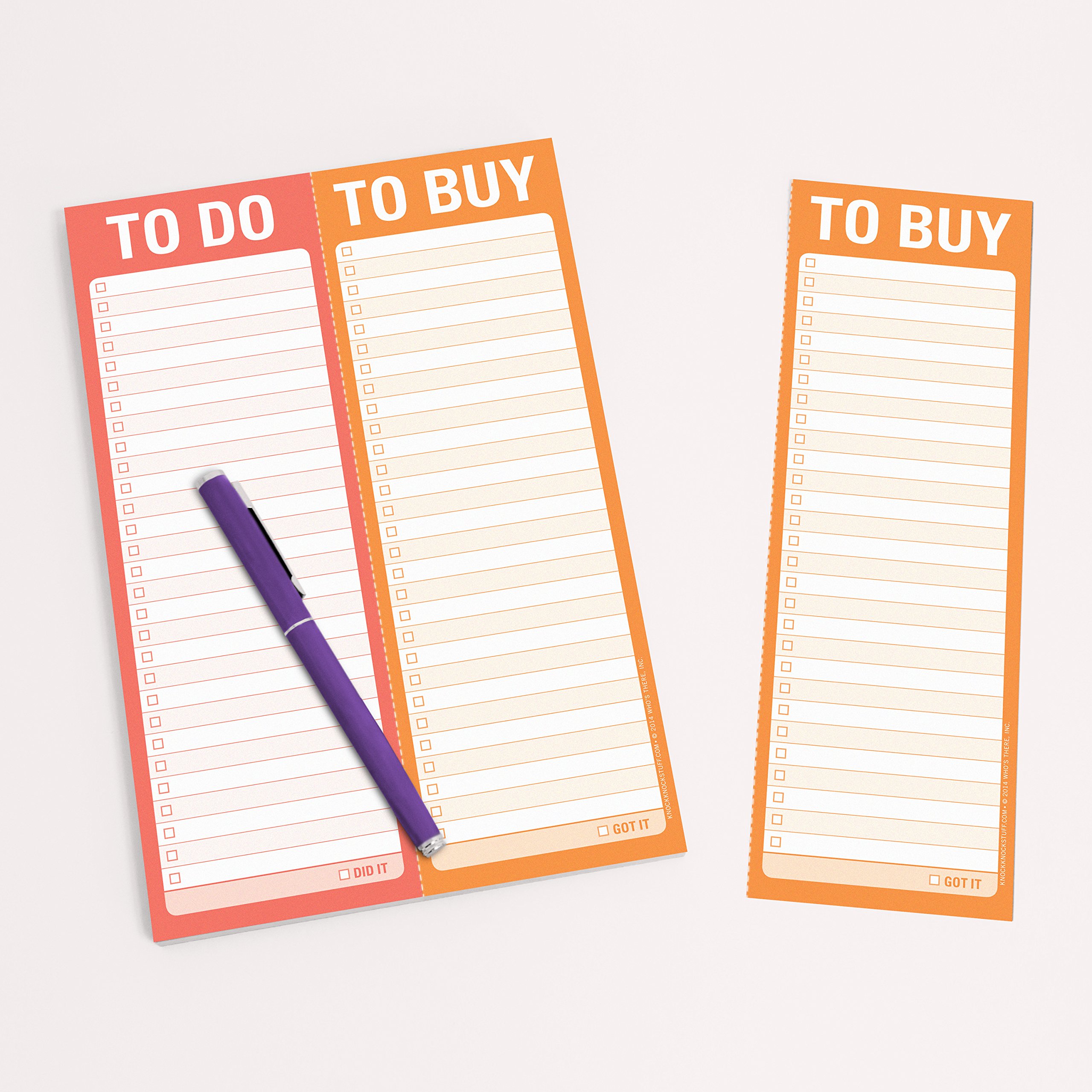 Snapklik.com : 1-Count Knock Knock To Do/To Buy Perforated Note Pad