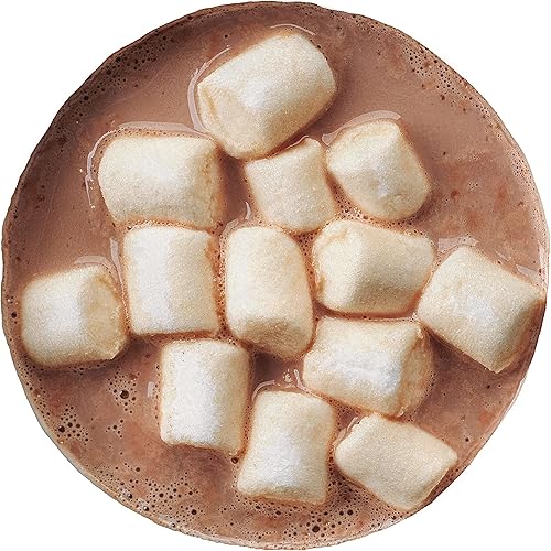 Ambesonne Manta redonda, taza de bebida caliente sabor chocolate con taza de malvaviscos gourmet, funda ligera para sofá cama para todas las