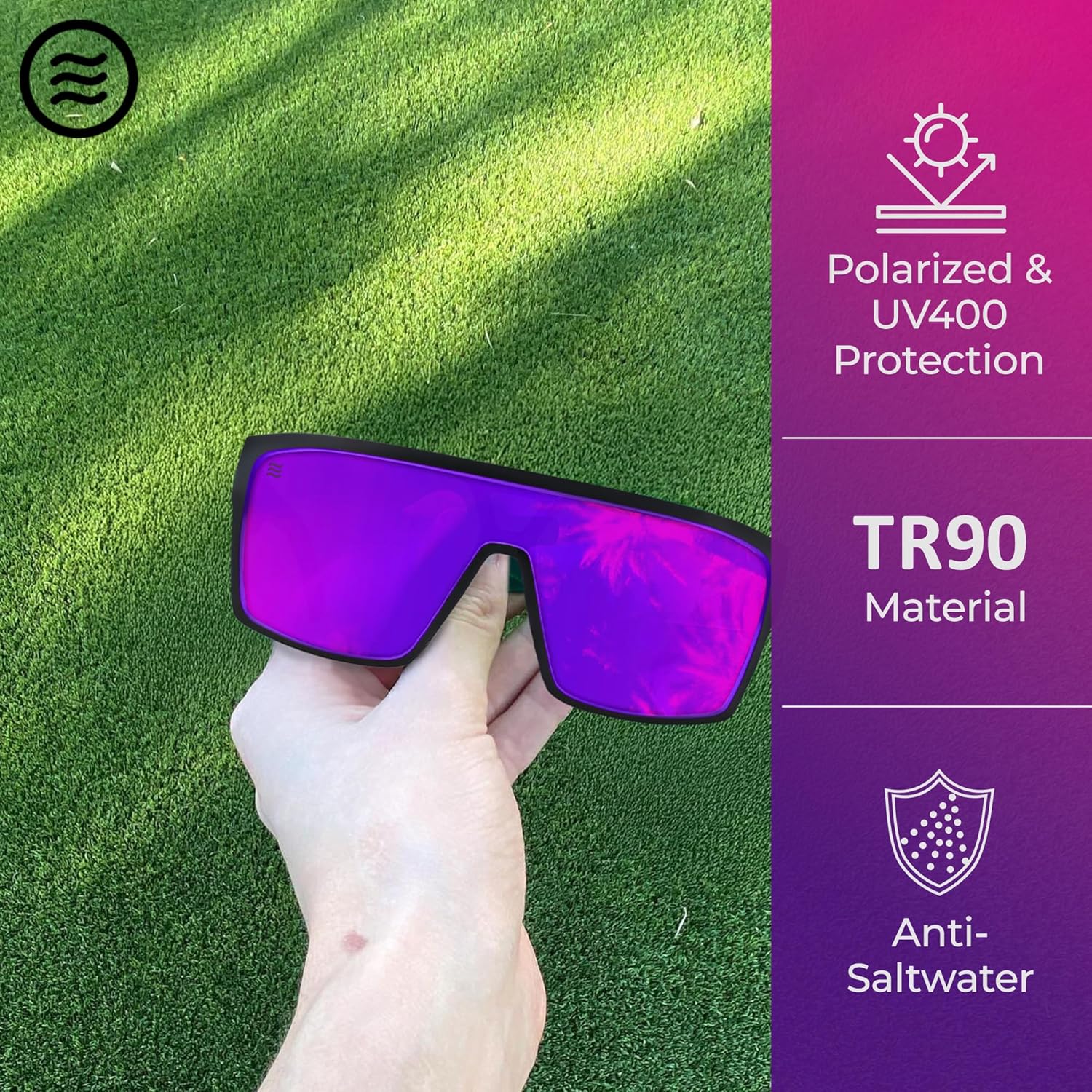 NEVEN Slater TR90 Unisex Sunglasses For Men & Women - Shield Frame for Limitless Ambition