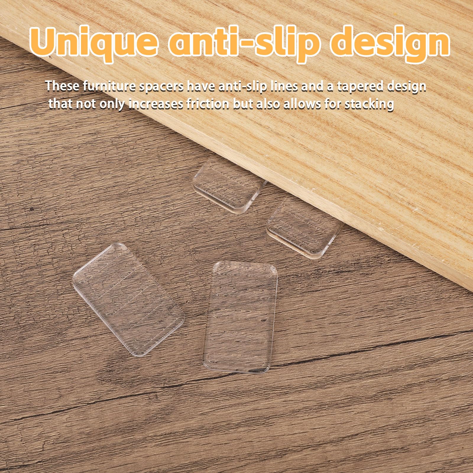 Penitue 12 Pcs Furniture Leveling Shims - Image 4