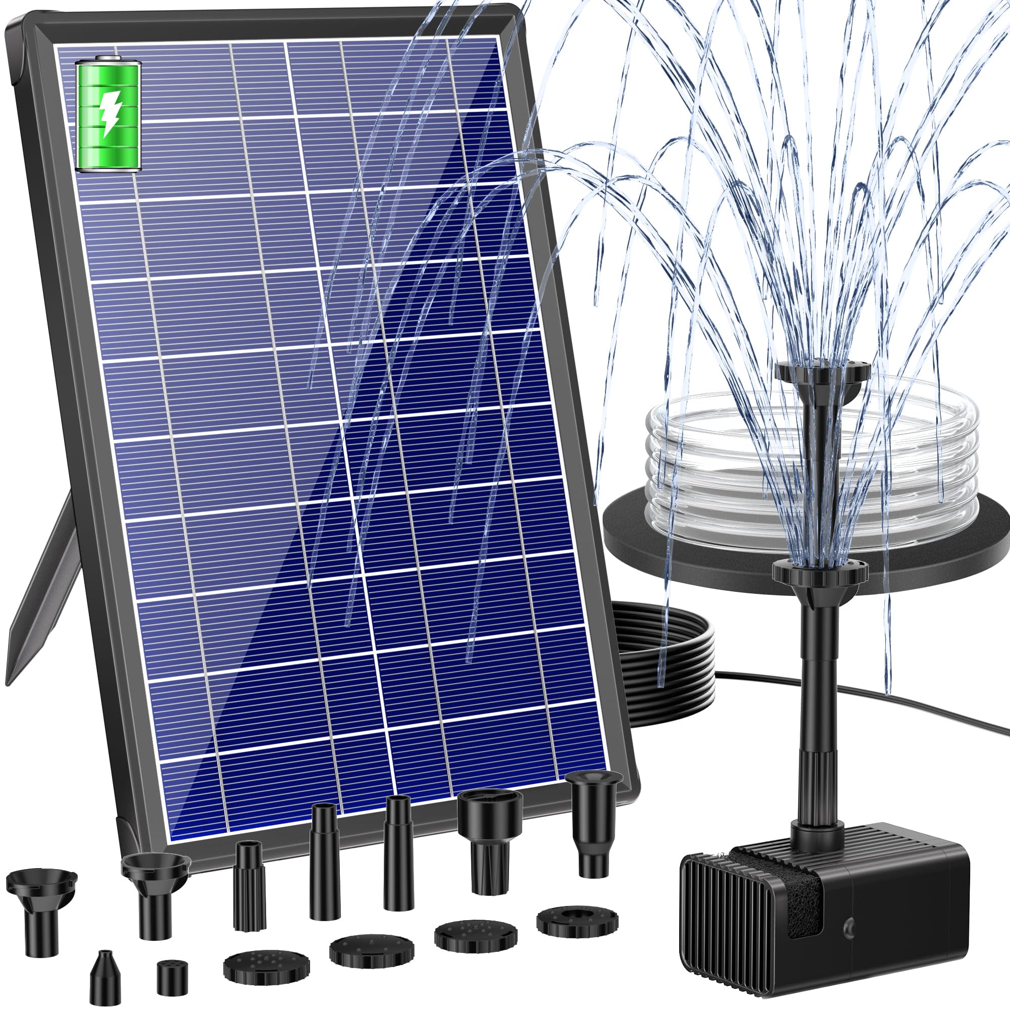 Fuente solar pequeña