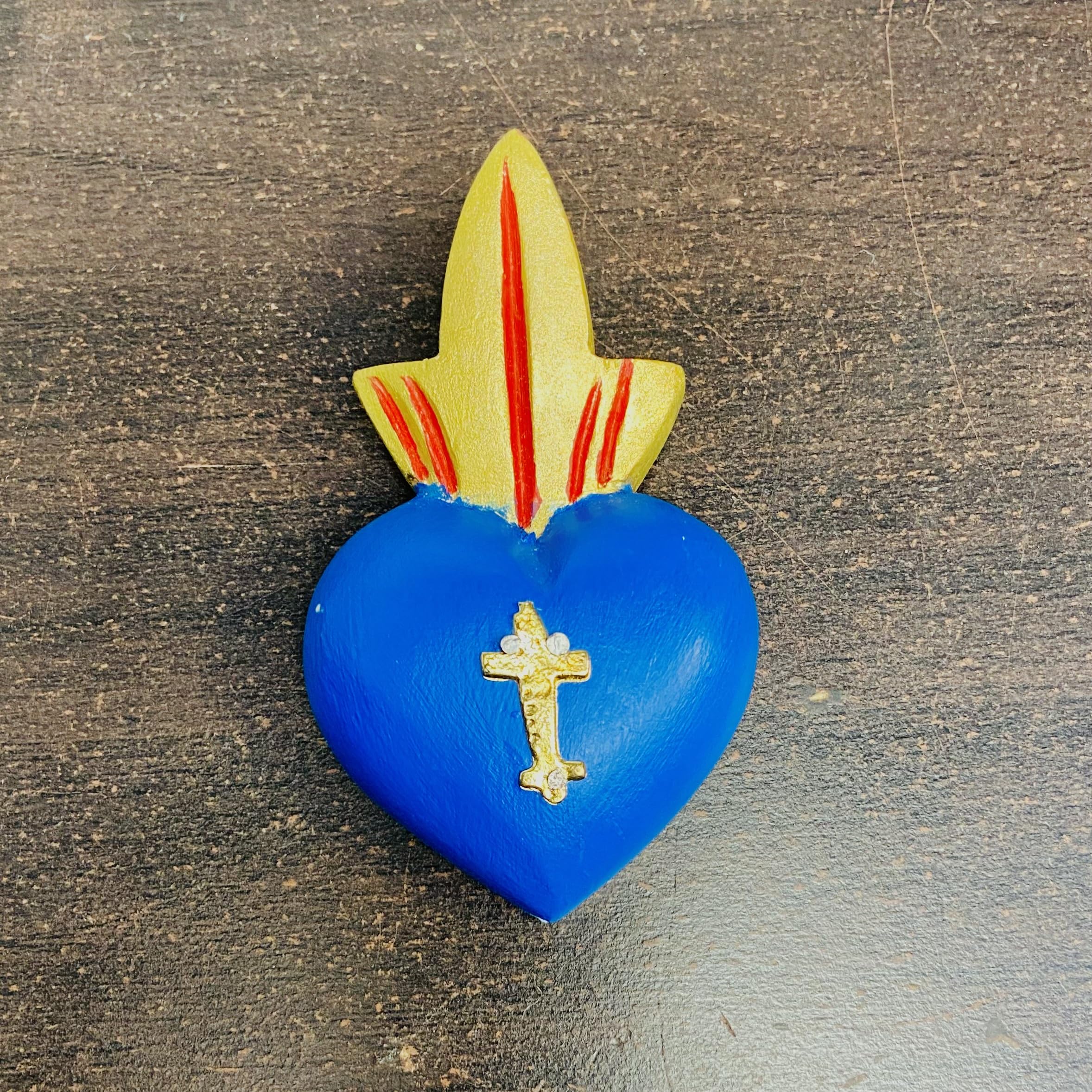 Ex voto , coeur or - Démons et Merveilles Shop