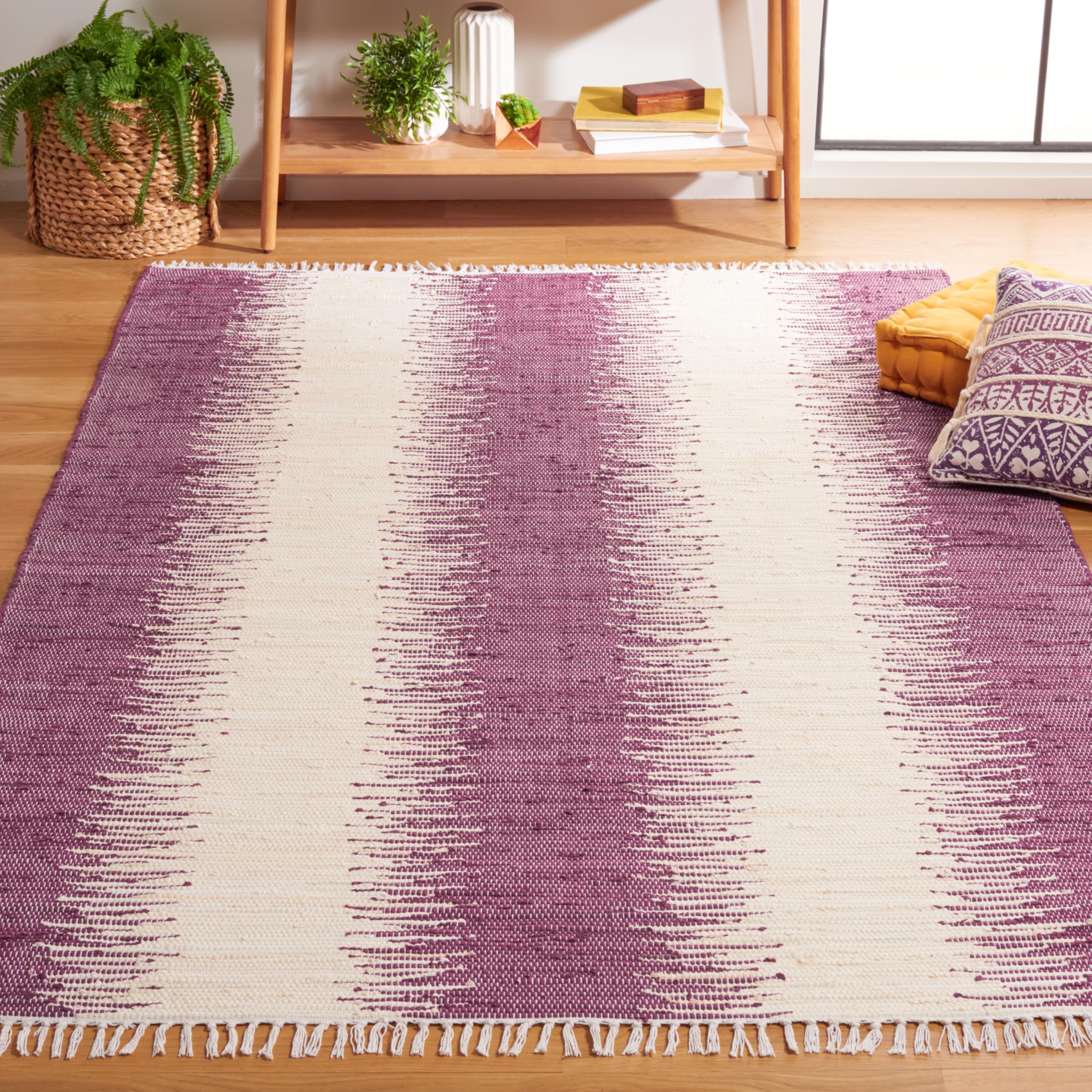 Tapis de salon moderne beige 183x274 cm à poil court chic