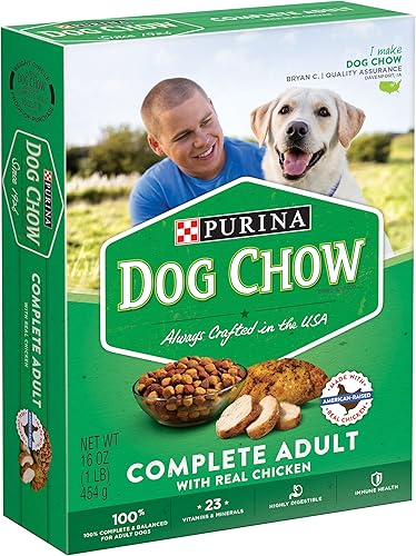 Dog Chow - Comida completa y equilibrada para perros 16 oz Purina