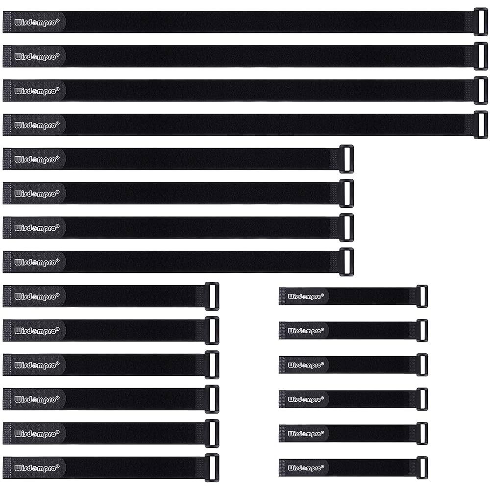 Pack Of 2 Heavy Duty Metal Buckle Hook And Loop Strap Fastener Cable Ties Re-usable Straps (3cmx130cm