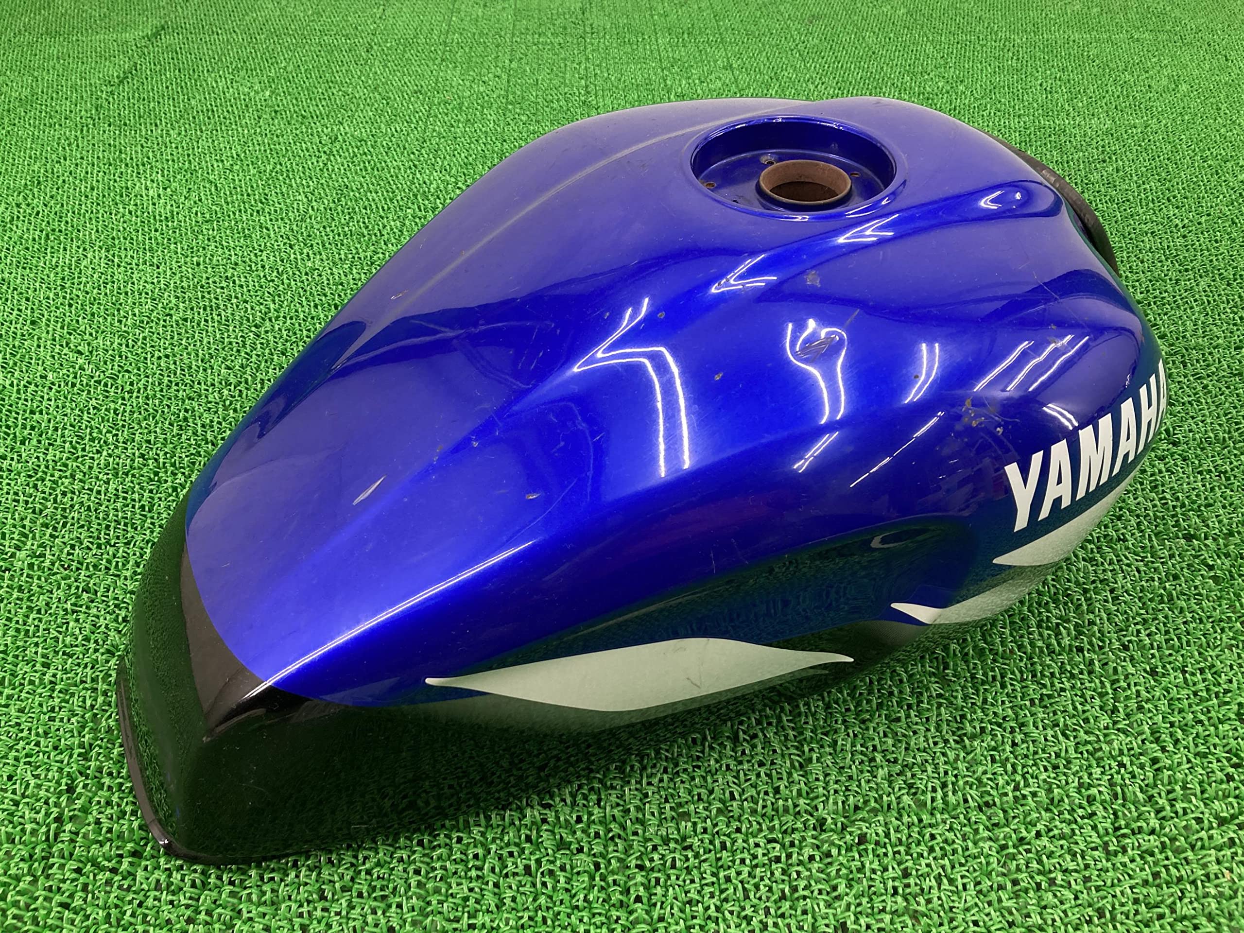Amazon | 中古 ヤマハ 純正 バイク 部品 XJR400R タンク 純正 青M 5DM 