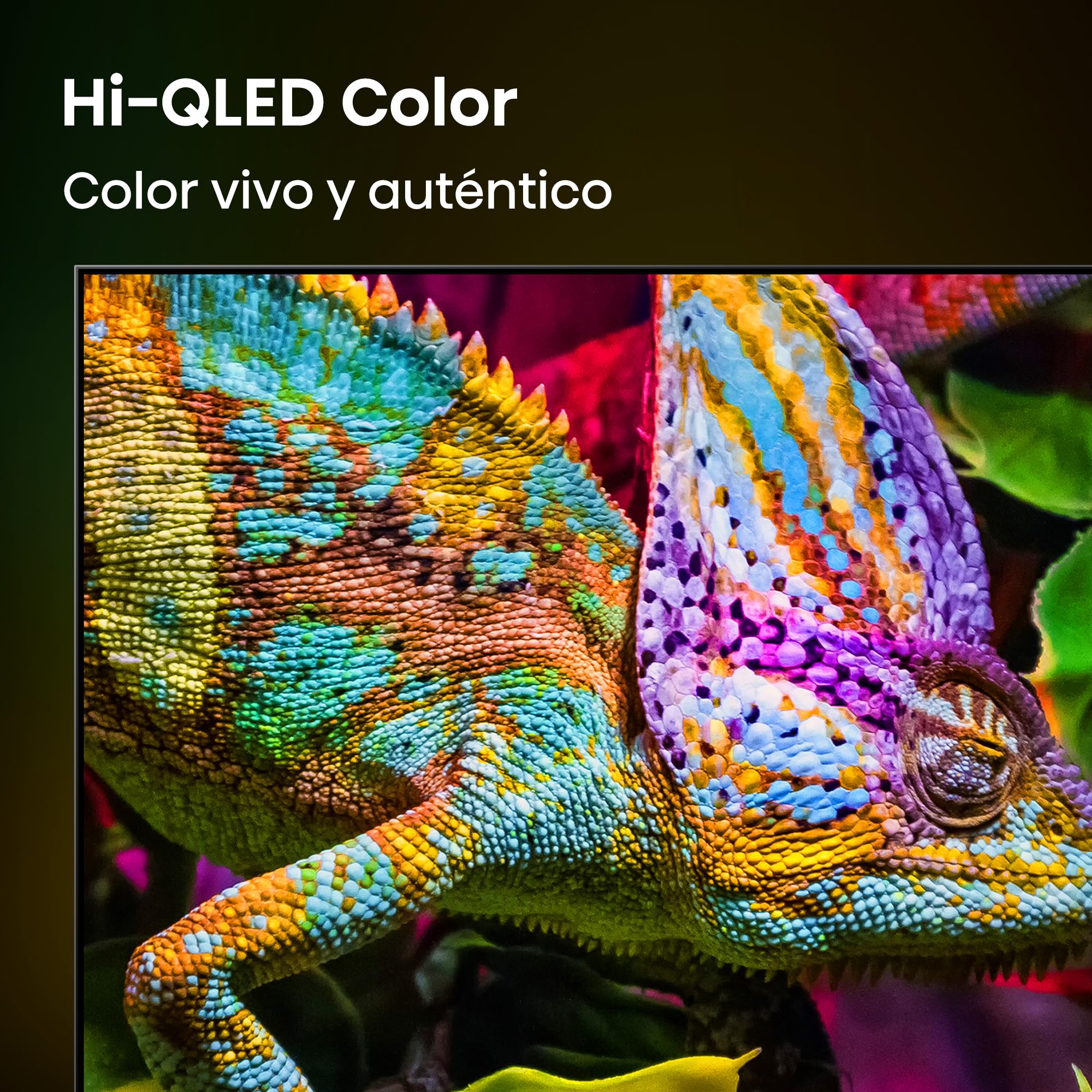 Hisense 50E8S - MiniLED Smart TV 50 Pulgadas, Hi-QLED MiniLED, Modo Juego 144 Hz Nativos, Subwoofer Integrado, Hi-View AI Engine, Total HDR Solution, Filmmaker Mode, Control por Manos Libres