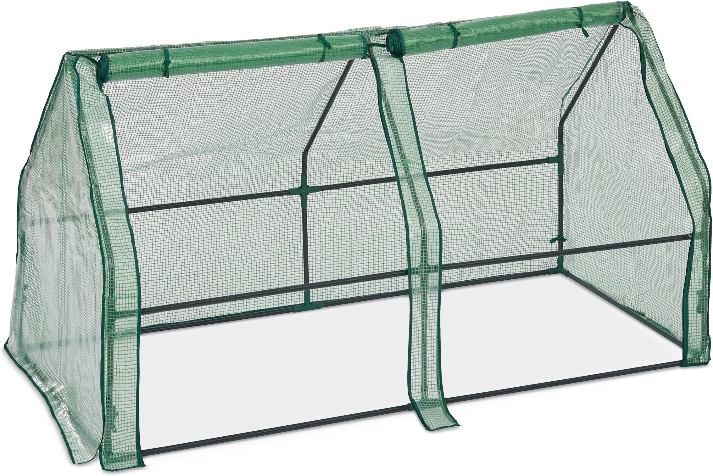 Yorbay Foliengewächshaus Frühbeet Gewächshaus für Tomaten Gemüse