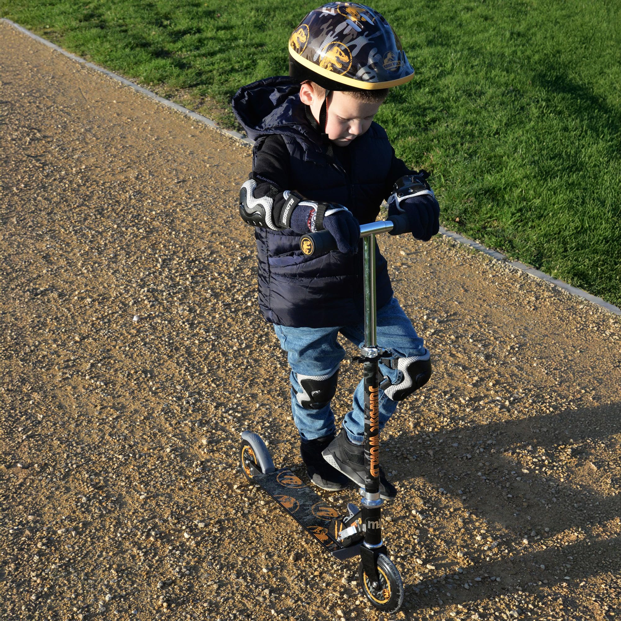 Jurassic World Trottinette Pliante avec Roues imprimées
