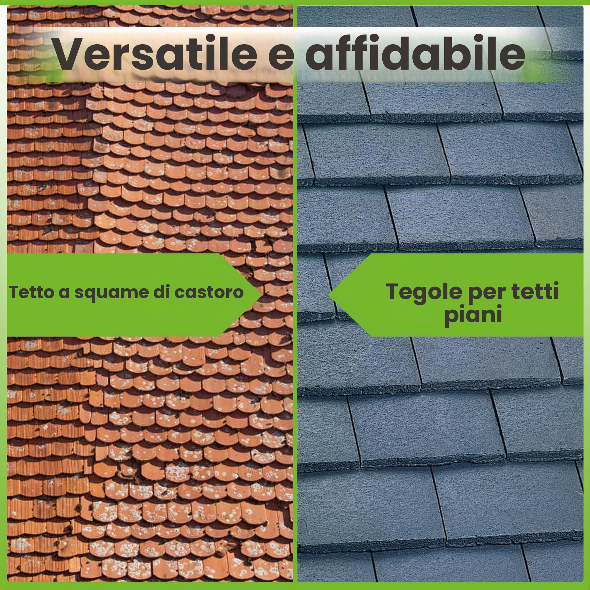 Offgridtec Gancio per tetto in acciaio inox V2a per montaggio a parete di pannelli solari su tegole a coda di castoro