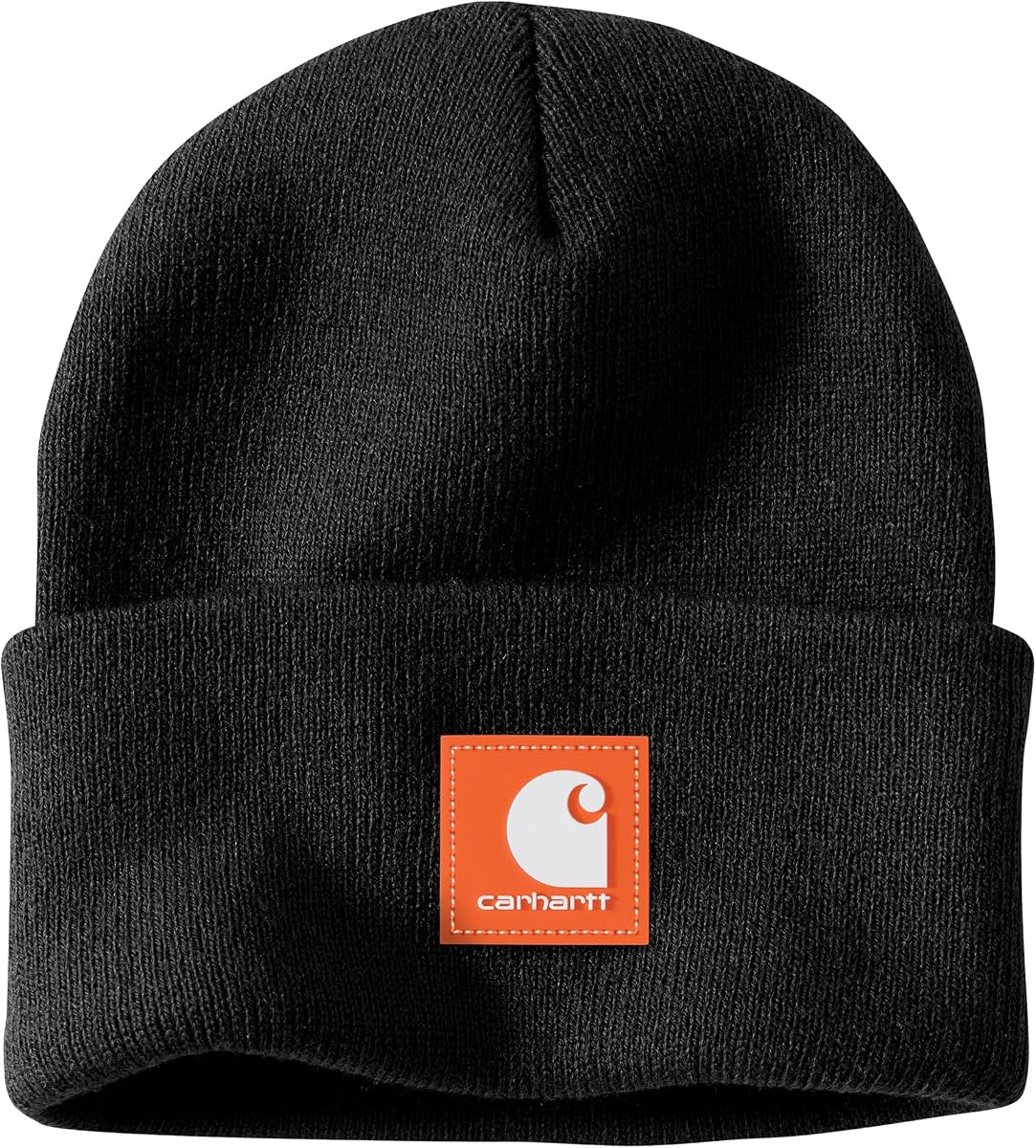 Carhartt Men's Knit Rubber Patch Beanie
