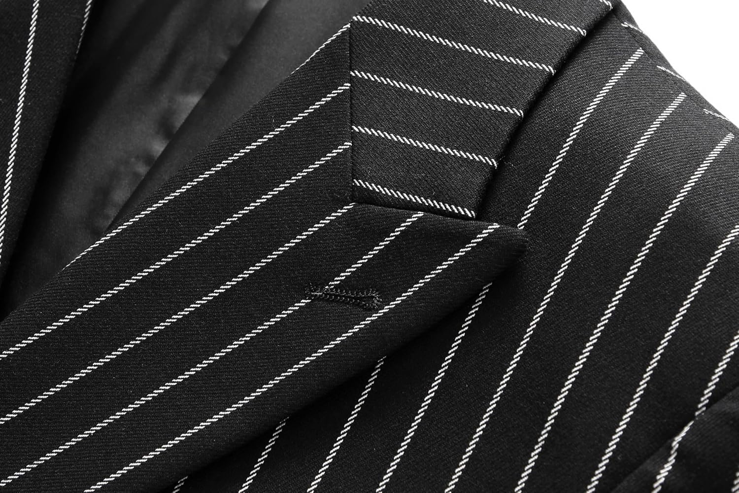 MOGU Men’s Striped Sport Coat – Slim Fit Pinstripe Blazer Suit Jacket for Men, Business Casual Dress Coat - Image 6