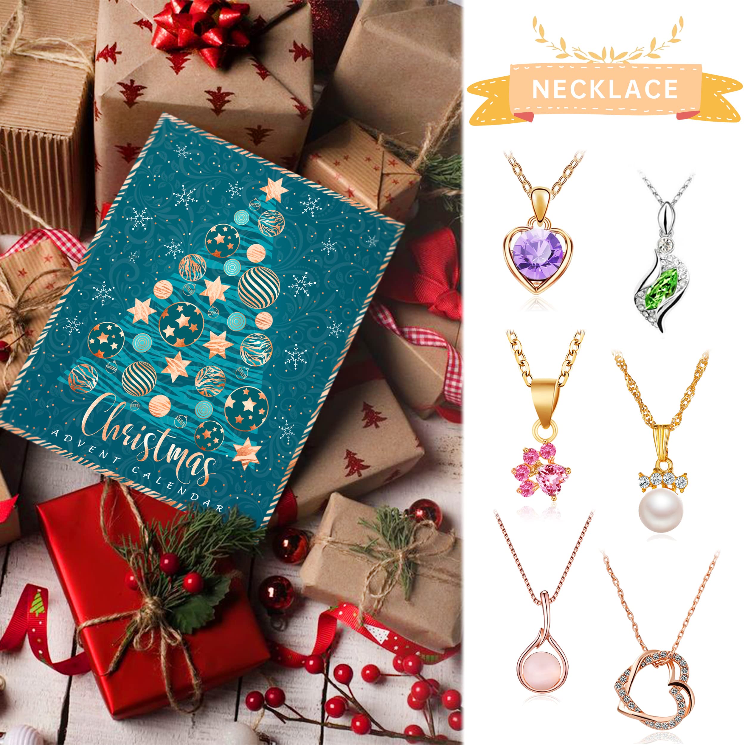 Amazon.com: Jewelry Advent Calendar 2023 for Women,Fashion Bracelet Necklace  Earring Rings, 24 Days Countdown to Holiday, Xmas Surprise Gift for Wife  Daughter Mom Adult Girls : Home & Kitchen