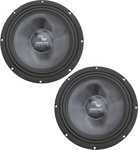 Miniatura 3 de Harmony Audio HA-CMB8 - Altavoces estéreo para coche Cabron Midbass de rango medio de 8 pulgadas, 2 pares